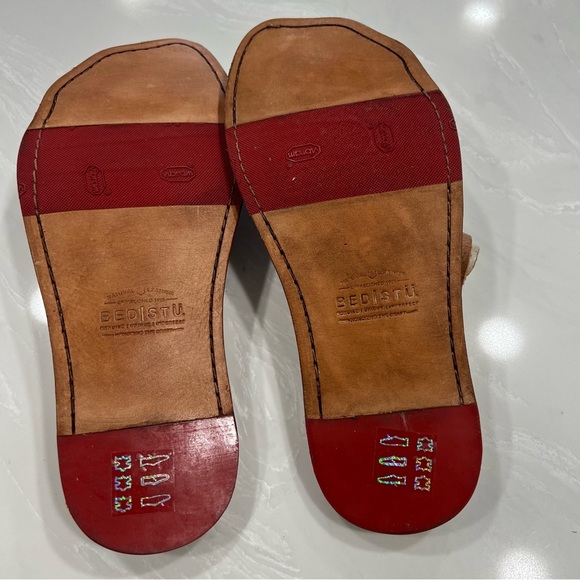 Bed|Stu Nemesis Brown Leather Women's Sandals Size 8.5 - Picture 10 of 12